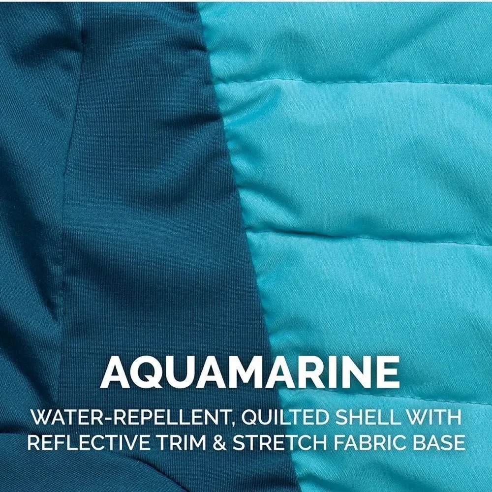 NWT!! Furhaven Dog Coat Water-Repellent Pro-Fit Active Jacket, Aquamarine, Large - Picture 13 of 14